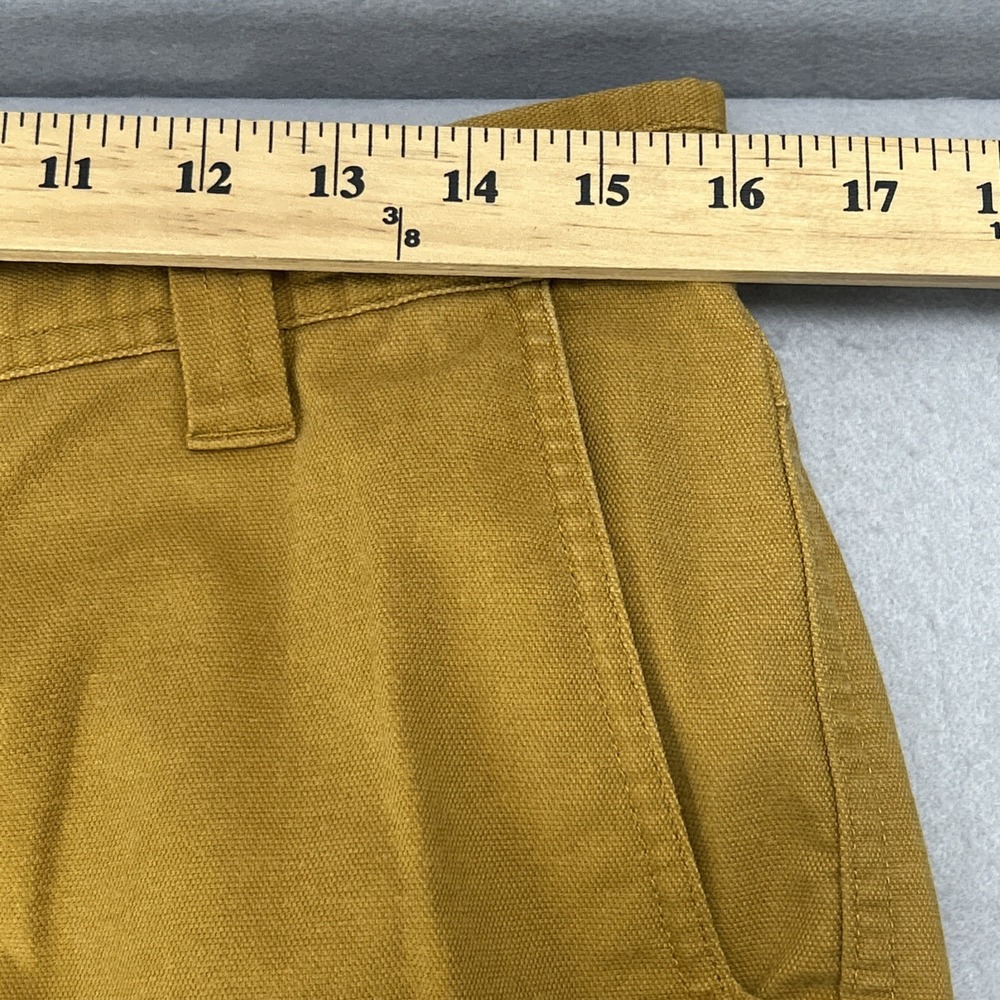 LIVSN Flex Canvas Pants V3 Men 32x29 Carmel Mustard Organic Cotton Blend Outdoor - Picture 6 of 13